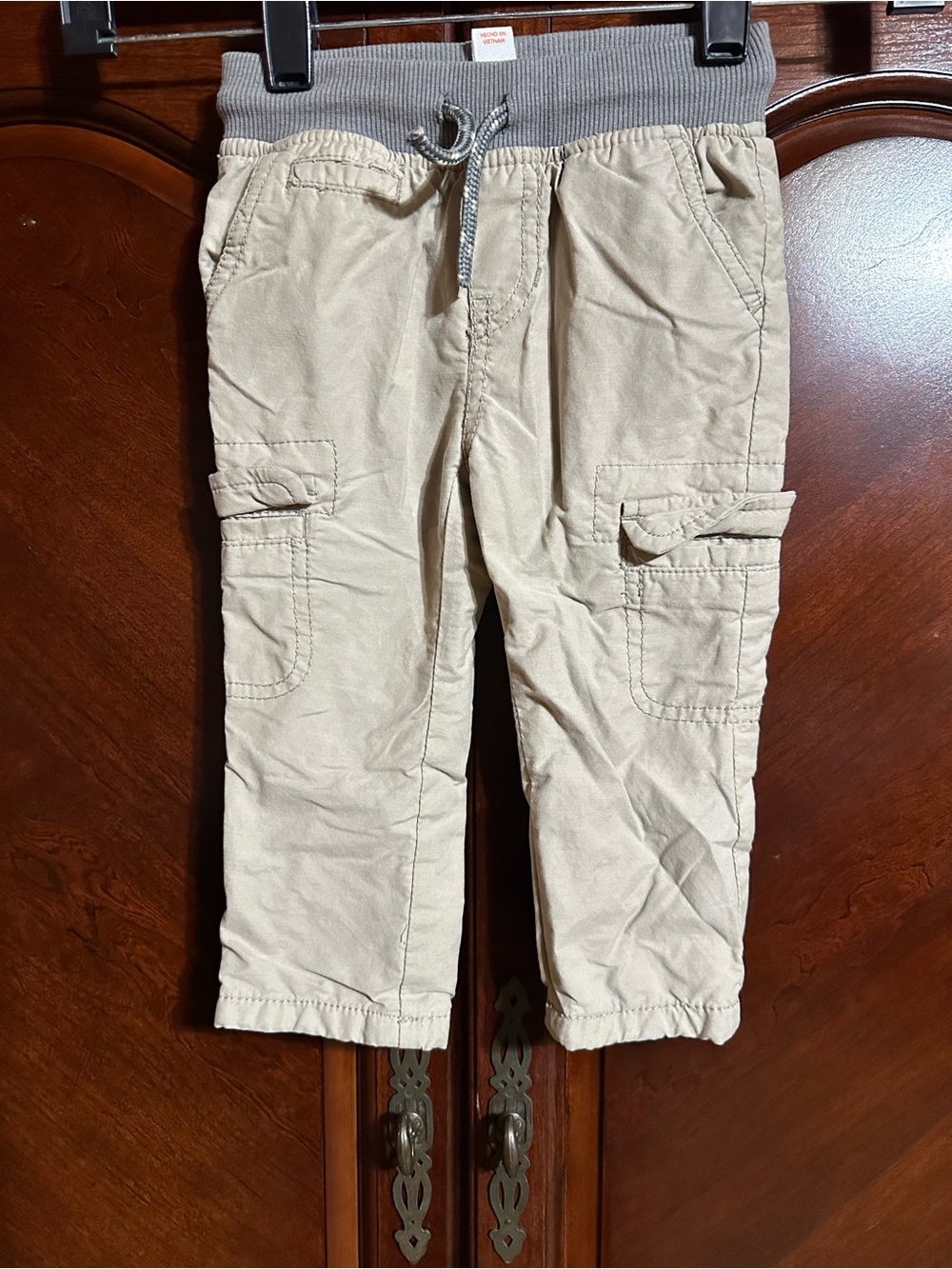 Cat & Jack Boys' Khaki Cargo Pants